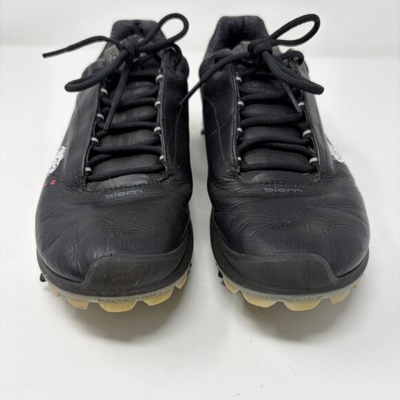 ECCO Golf Shoes Womens 37 Snoopy Prints Black YAK Leather - Picture 3 of 12